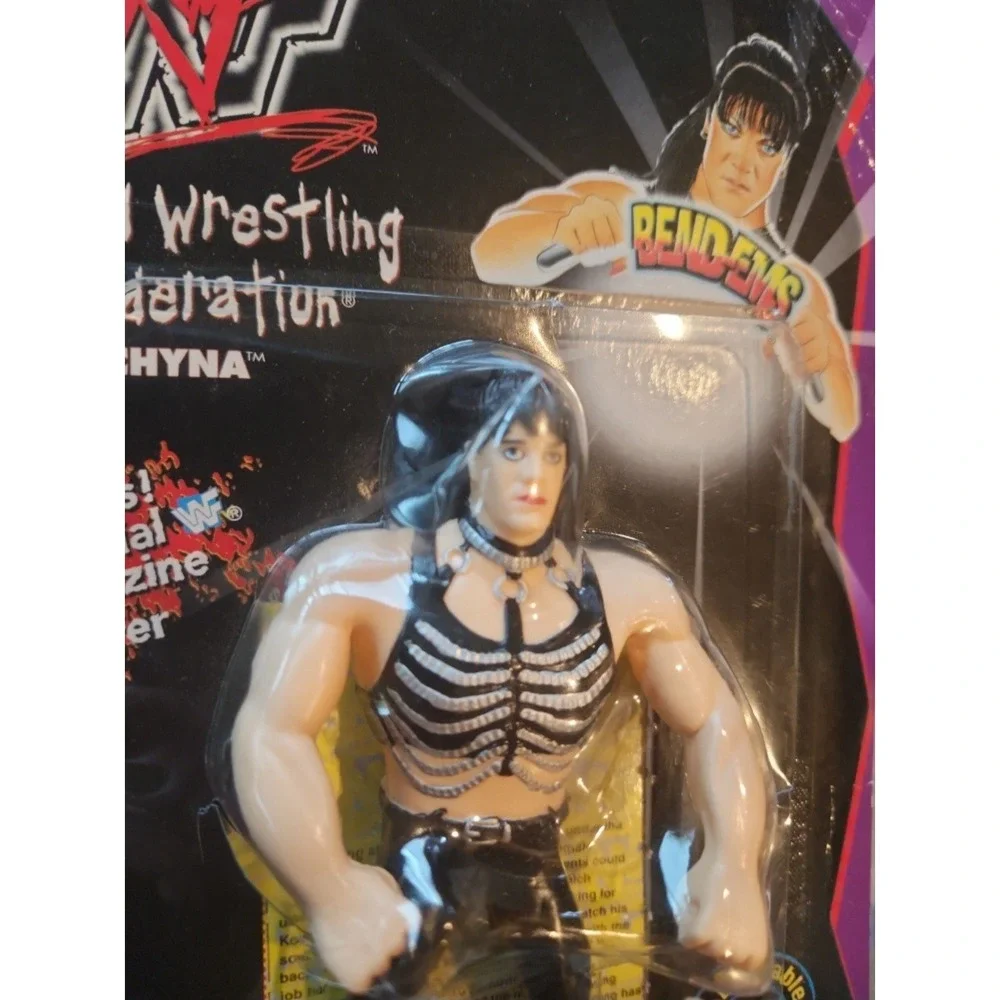 Autographed WWF CHYNA BEND-EMS FIGURE IN ORIGINAL PACKAGE WITH COA